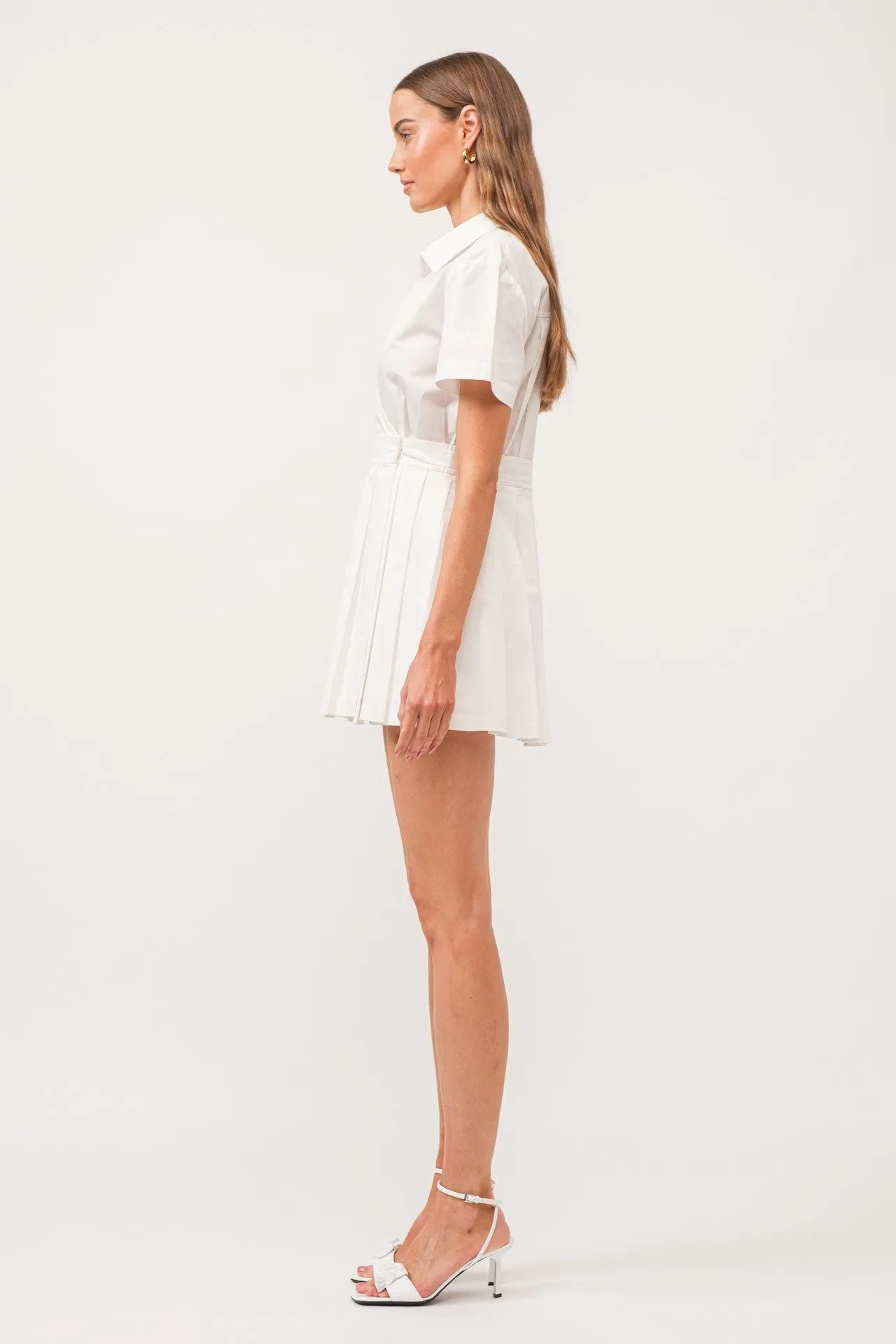 White Romper Dress