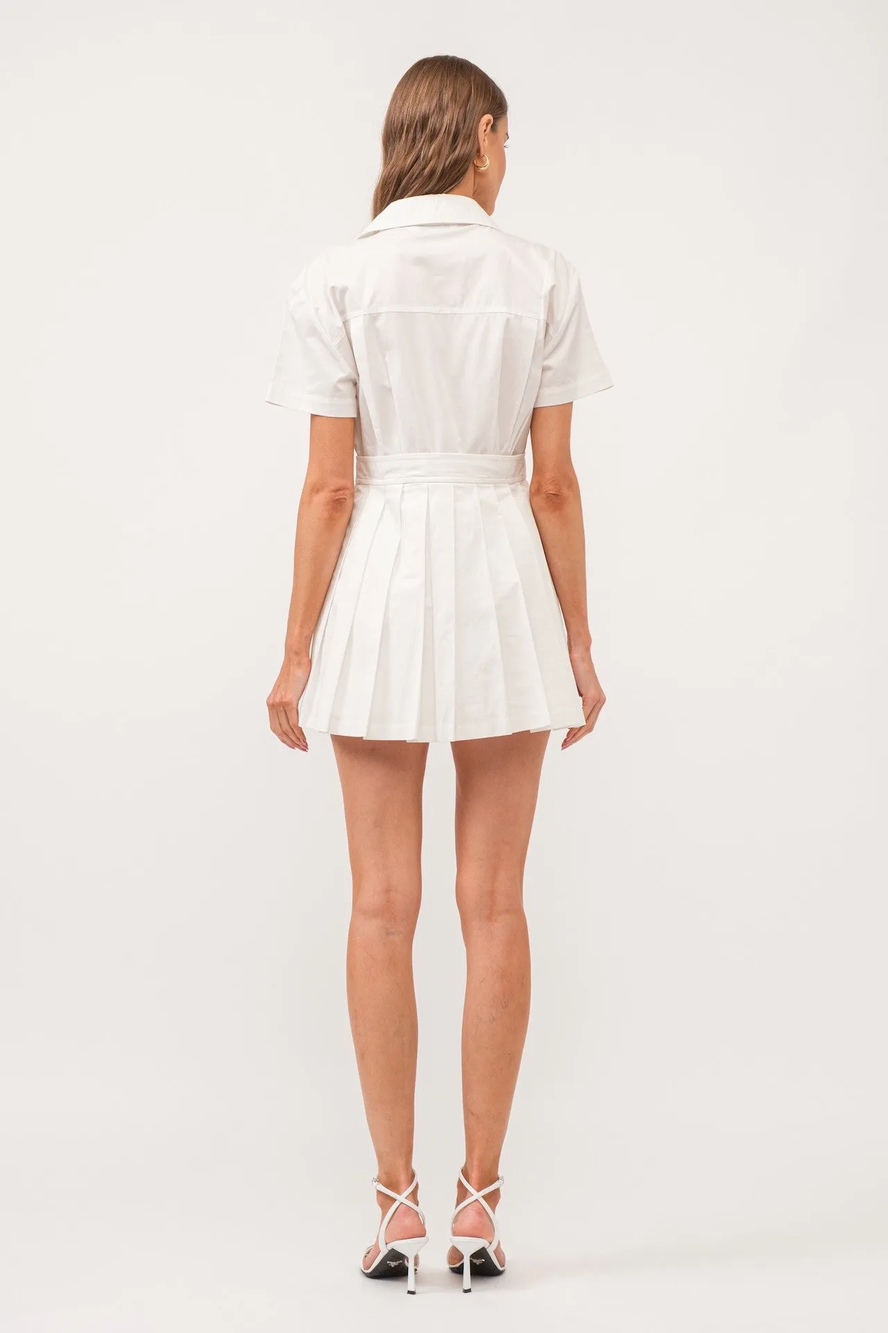 White Romper Dress