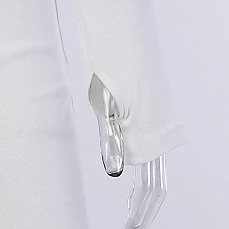 Women's Elastic Ribbed Knitted Long Sleeve Two-Piece Dress
