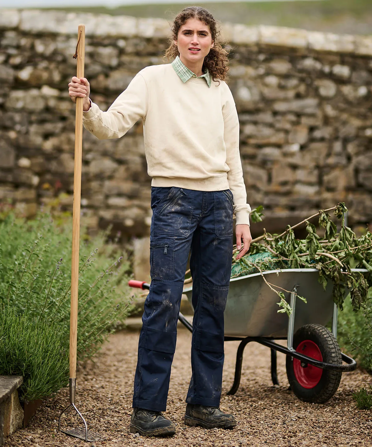 Womens pro action trousers | Navy