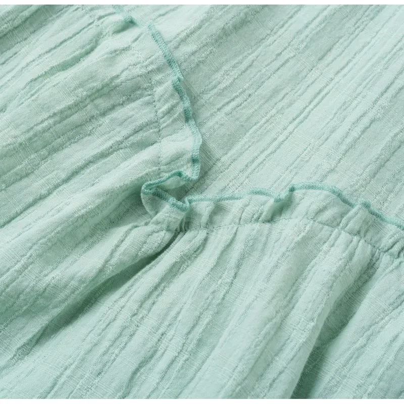 Women's Summer Casual A-Line High-Waist Short Dress