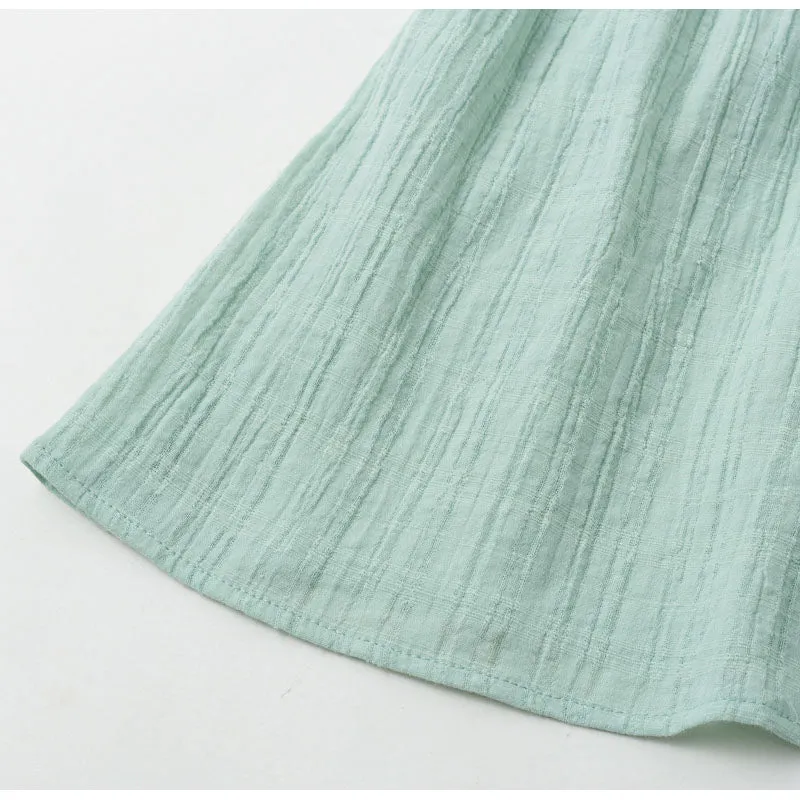 Women's Summer Casual A-Line High-Waist Short Dress